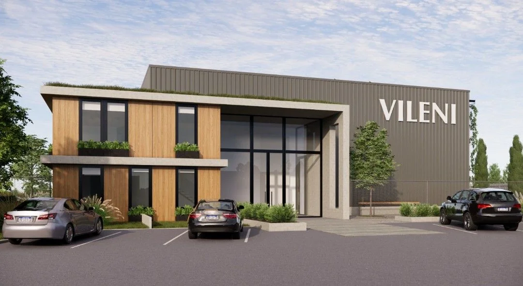 Parque Vileni: Logística, depósito y edificio de oficinas