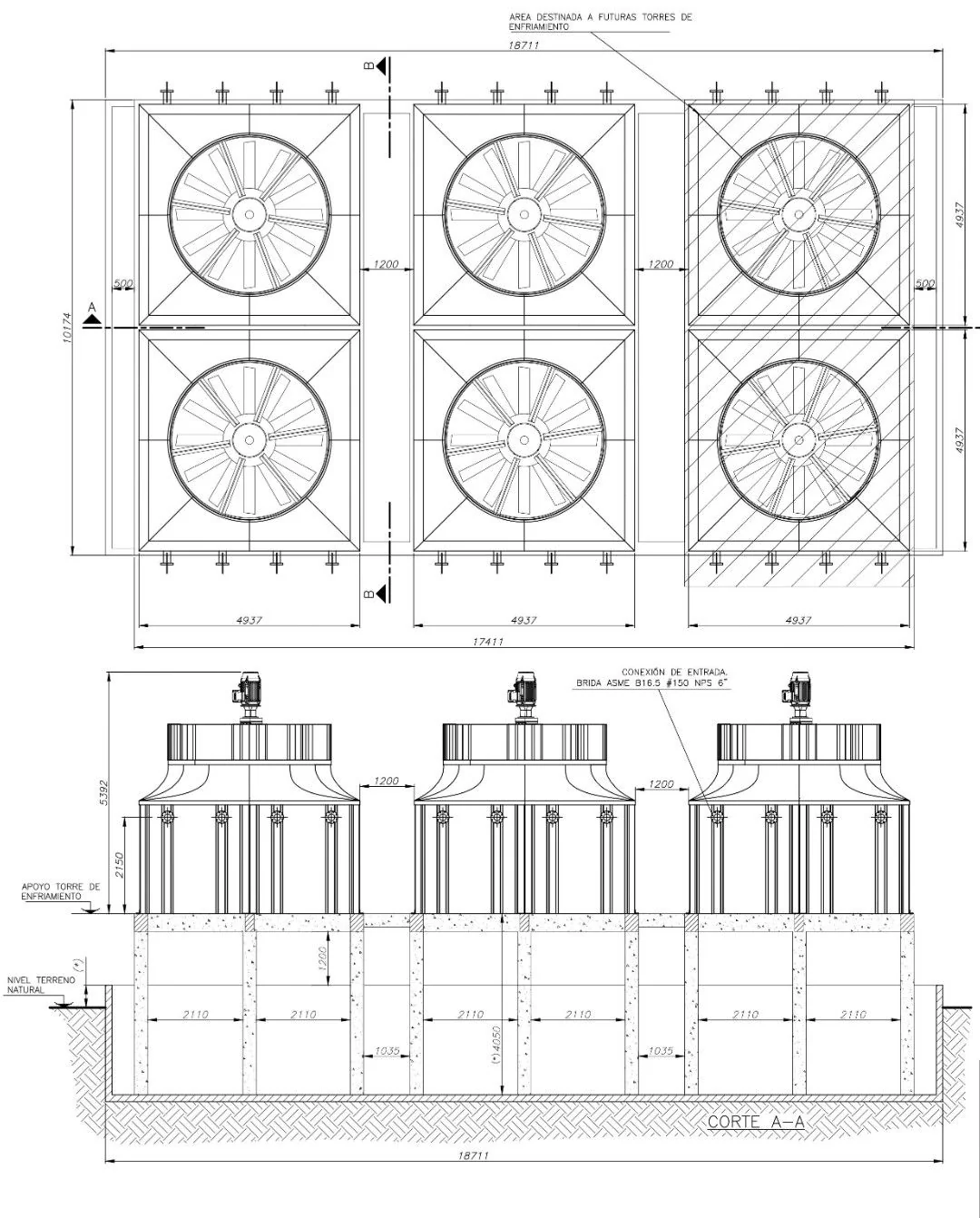 Sistema de refrigeración: Refrigeración para compresor centrífugo industrial